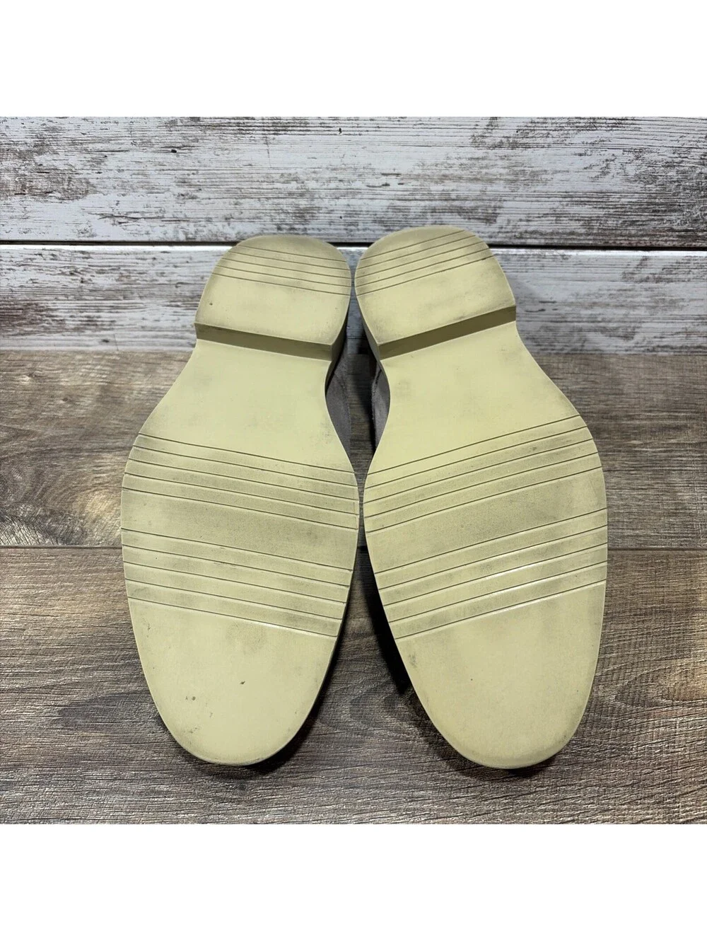 BANANA REPUBLIC Light Grey Owen Suede Leather Oxford Dress Shoe Men’s Sz 12